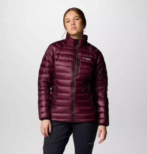 Columbia Arctic Crest™ Women Down Jackets Burgundy | WMUEFY-693