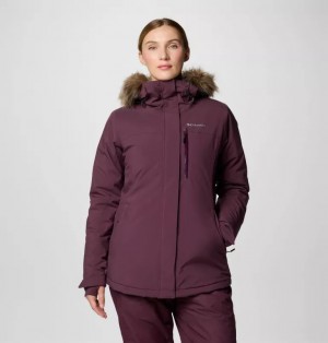 Columbia Ava Alpine™ II Insulated Women Jackets Burgundy | NOTQDF-356