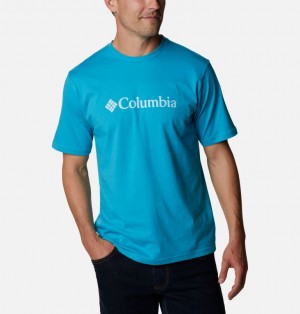 Columbia CSC Basic Logo Men T-Shirts | ZUTXAS-732