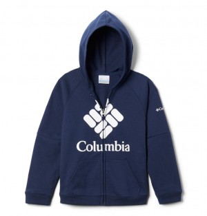 Columbia Logo Kids' Hoodies | QKZCSY-804