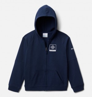 Columbia Logo Kids' Hoodies | QOHTGV-345