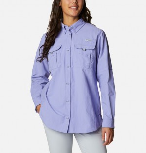 Columbia PFG Bahama Women Shirts | SJHFUK-830