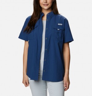 Columbia PFG Bahama Women Shirts | ZNDPOQ-201