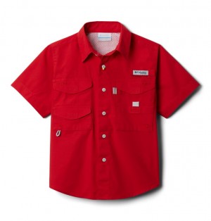 Columbia PFG Bonehead Kids' Shirts | GFCKYM-350