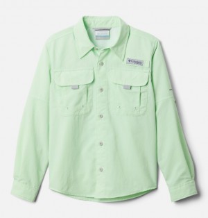 Columbia PFG Bonehead Kids' Shirts | NOFYRM-572