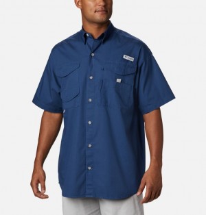 Columbia PFG Bonehead Men Fishing Shirts | DHRJGA-569