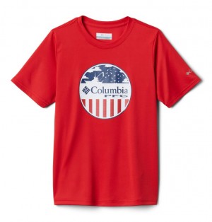 Columbia PFG Kids' Shirts | BQXVUJ-394