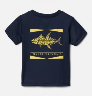 Columbia PFG Kids' Shirts | LFUSGX-430