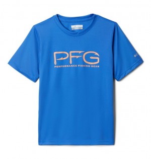 Columbia PFG Kids' Shirts | NXWJSE-831