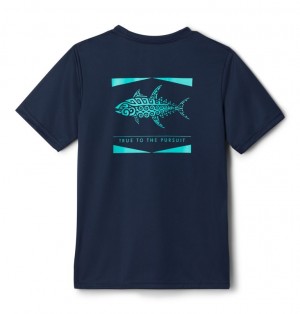 Columbia PFG Kids' Shirts | PGSLZH-748