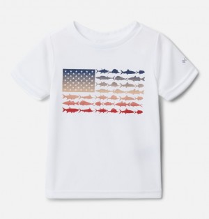 Columbia PFG Kids' Shirts | ZWJPRE-298