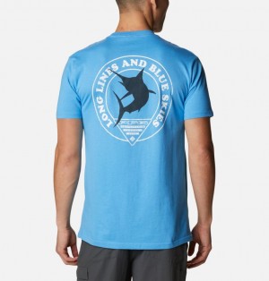 Columbia PFG Men T-Shirts | CFAEDL-520