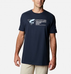 Columbia PFG Men T-Shirts | QFNPAL-180