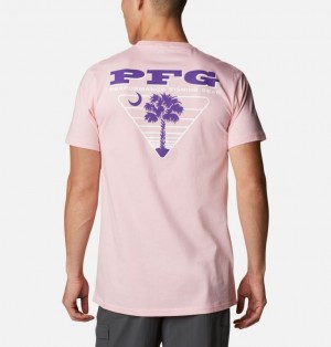 Columbia PFG Men T-Shirts | TNYMXO-124