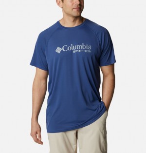 Columbia PFG Respool Men T-Shirts | OFGTYA-784