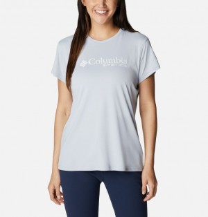 Columbia PFG Respool Women T-Shirts | HGQXBU-218