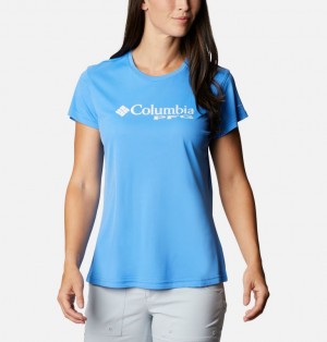 Columbia PFG Respool Women T-Shirts | LCKJEQ-769