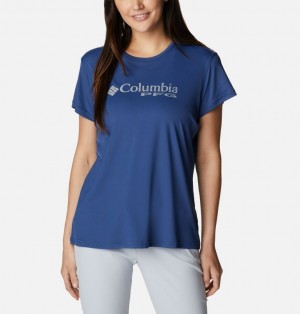 Columbia PFG Respool Women T-Shirts | PHVBXO-487