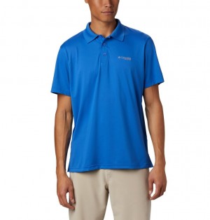 Columbia PFG Skiff Cast Men Polo Shirts | RWSLIY-904