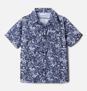 Columbia PFG Slack Tide Kids' Shirts | QVLDMG-648