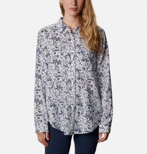 Columbia PFG Sun Drifter II Women Shirts | AONXJF-571