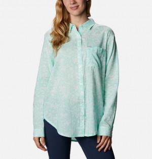 Columbia PFG Sun Drifter II Women Shirts | YNHISB-074