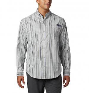 Columbia PFG Super Tamiami Men Fishing Shirts | CVNAEW-437