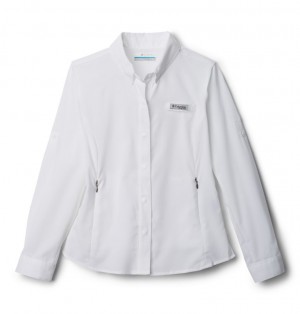 Columbia PFG Tamiami Kids' Shirts | ENFUMZ-740