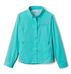 Columbia PFG Tamiami Kids' Shirts | GDPRUJ-702