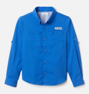 Columbia PFG Tamiami Kids' Shirts | JBKQYO-705