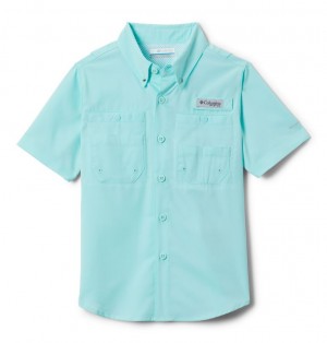 Columbia PFG Tamiami Kids' Shirts | RUNWTH-736