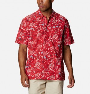 Columbia PFG Trollers Best Men Shirts | LJZUDM-740