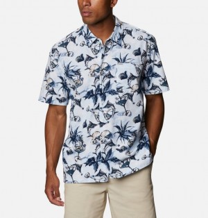 Columbia PFG Trollers Best Men Shirts | LZROFS-580