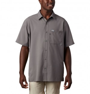 Columbia PFG Zero Rules Men Shirts | LOXWQY-362