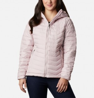 Columbia Powder Lite Women Hooded Jackets | LTPAUW-698