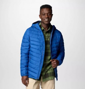 Columbia Slope Edge™ II Men Hooded Jackets Blue | LOIMQS-745