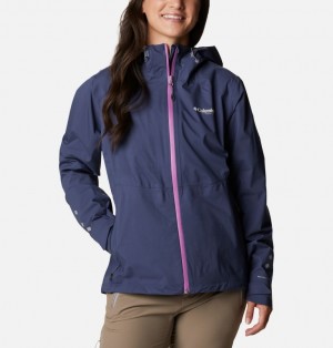 Columbia Titan Pass Women Rain Jackets | HBRTUM-137