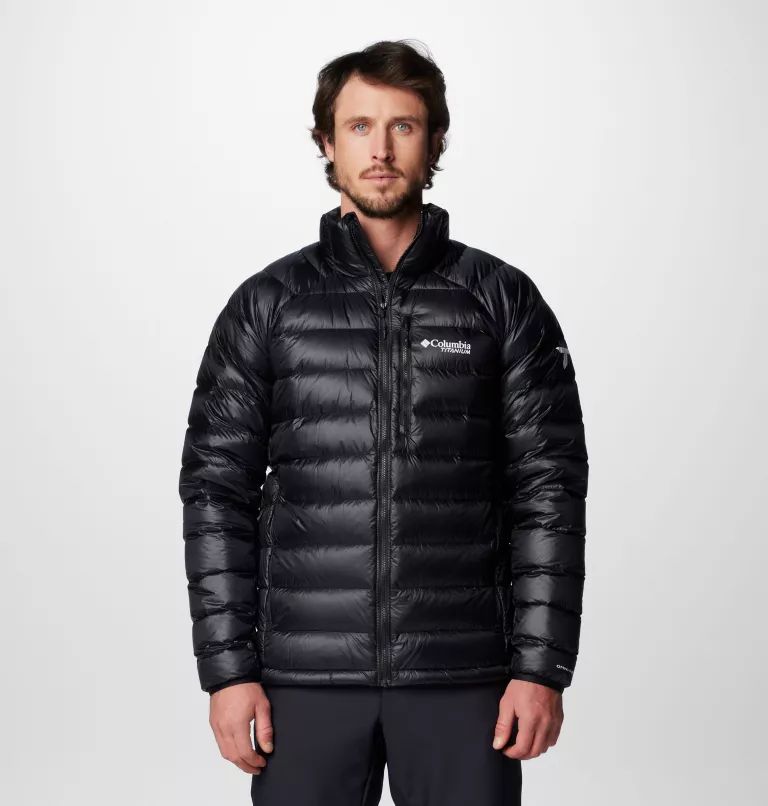 Columbia Arctic Crest™ Men Down Jackets Black | SXATQO-134