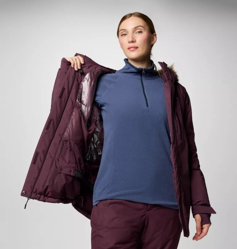 Columbia Ava Alpine™ II Insulated Women Jackets Burgundy | NOTQDF-356