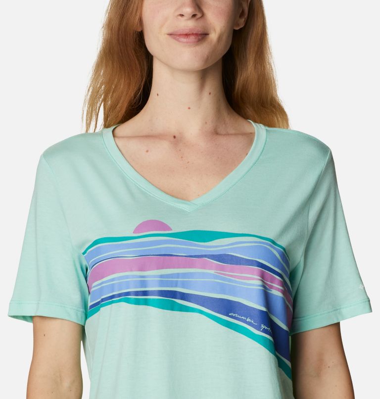 Columbia Bluebird Day Women T-Shirts | NTKAPU-847