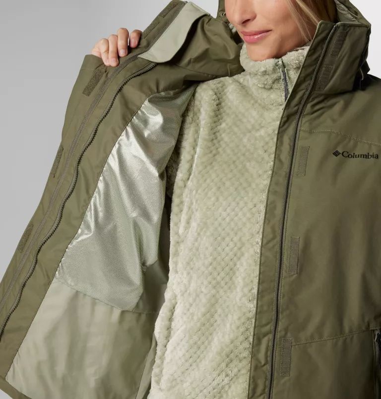 Columbia Bugaboo™ III Fleece Interchange Women Jackets Green | EFBHXK-102