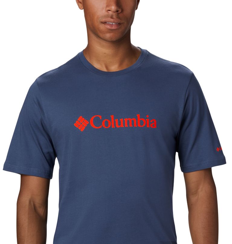 Columbia CSC Basic Logo Men T-Shirts | ZLWKQI-725