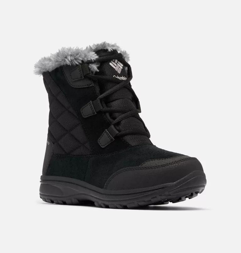 Columbia Ice Maiden™ Shorty Women Boots Black | QSOLJR-698