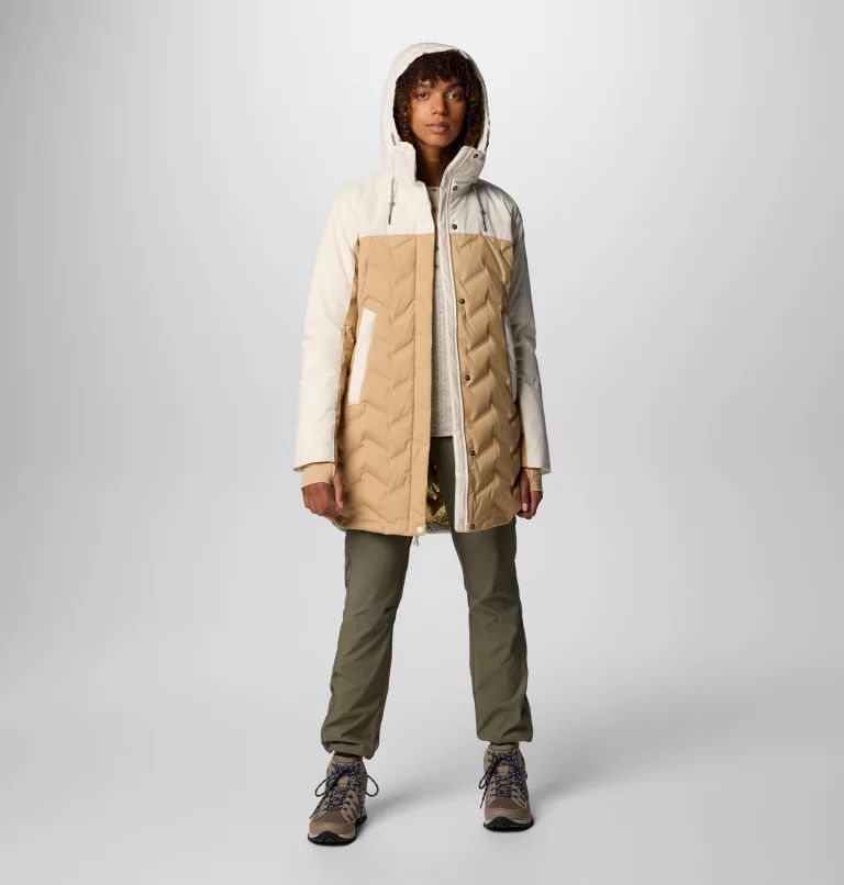 Columbia Mountain Croo™ III Mid Women Down Jackets Beige | MQZYSO-235