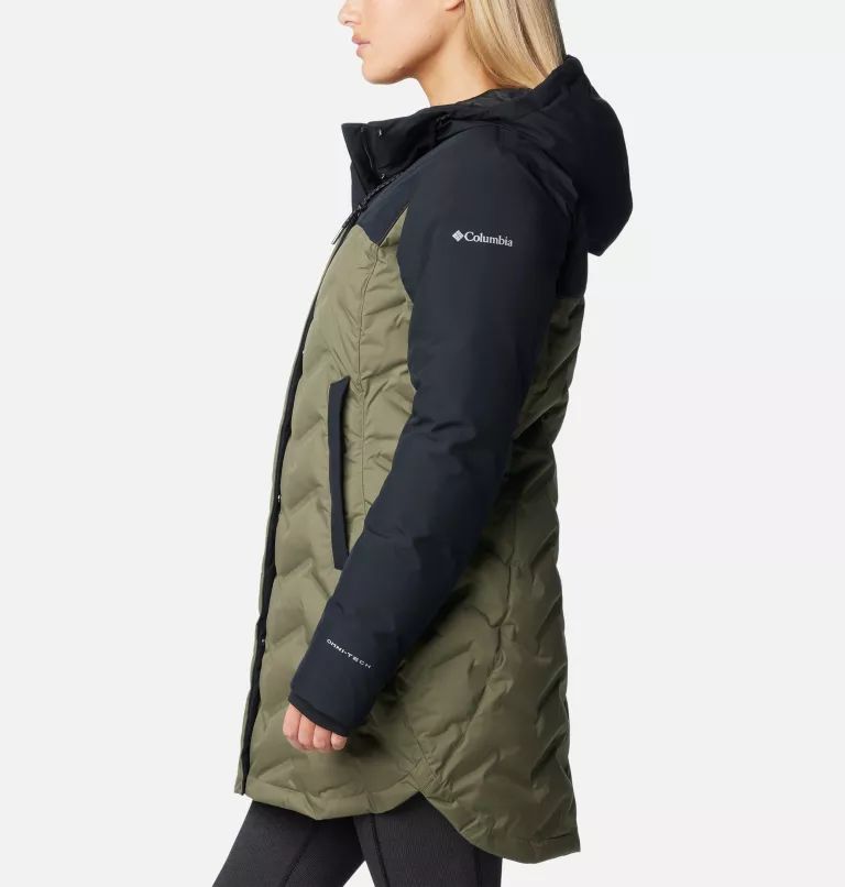 Columbia Mountain Croo™ III Mid Women Down Jackets Green | QYUZAO-479