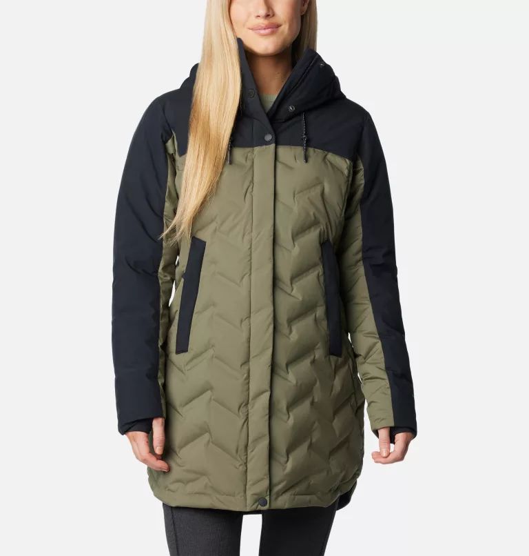 Columbia Mountain Croo™ III Mid Women Down Jackets Green | QYUZAO-479