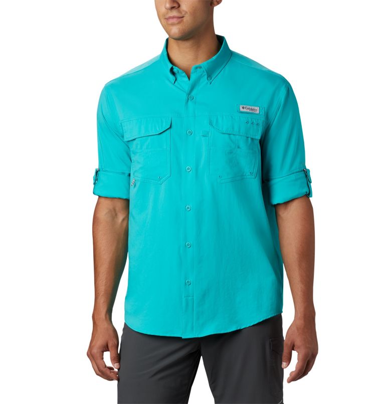 Columbia PFG Blood and Guts Men Shirts | YUWBDZ-265