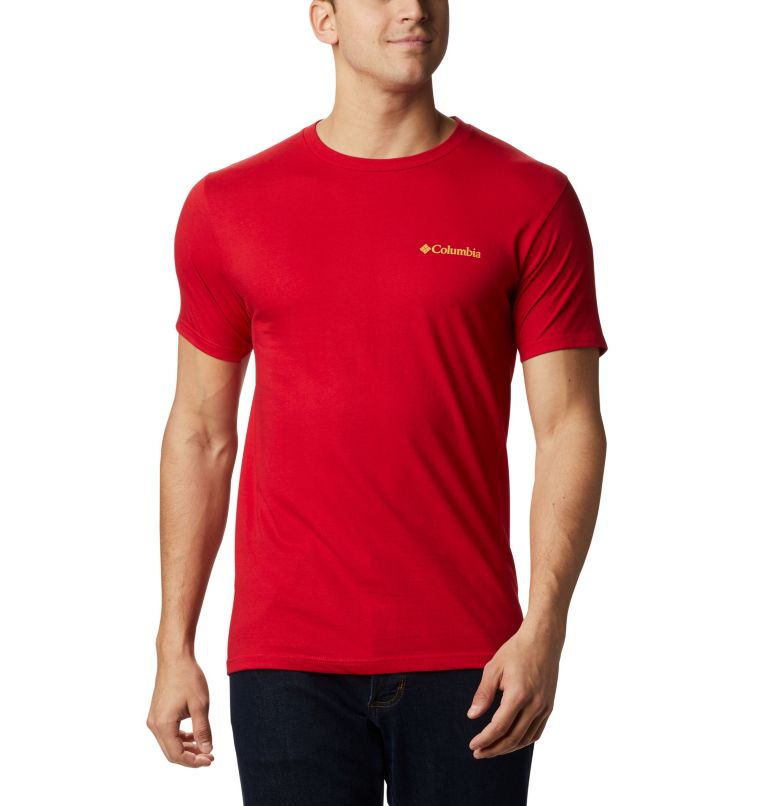 Columbia PFG Men T-Shirts | FNHUSG-275