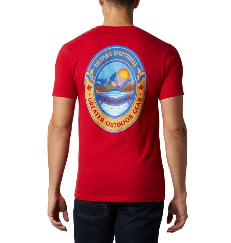 Columbia PFG Men T-Shirts | FNHUSG-275