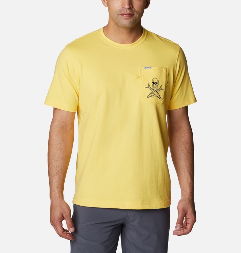 Columbia PFG Men T-Shirts | KMAFHC-831